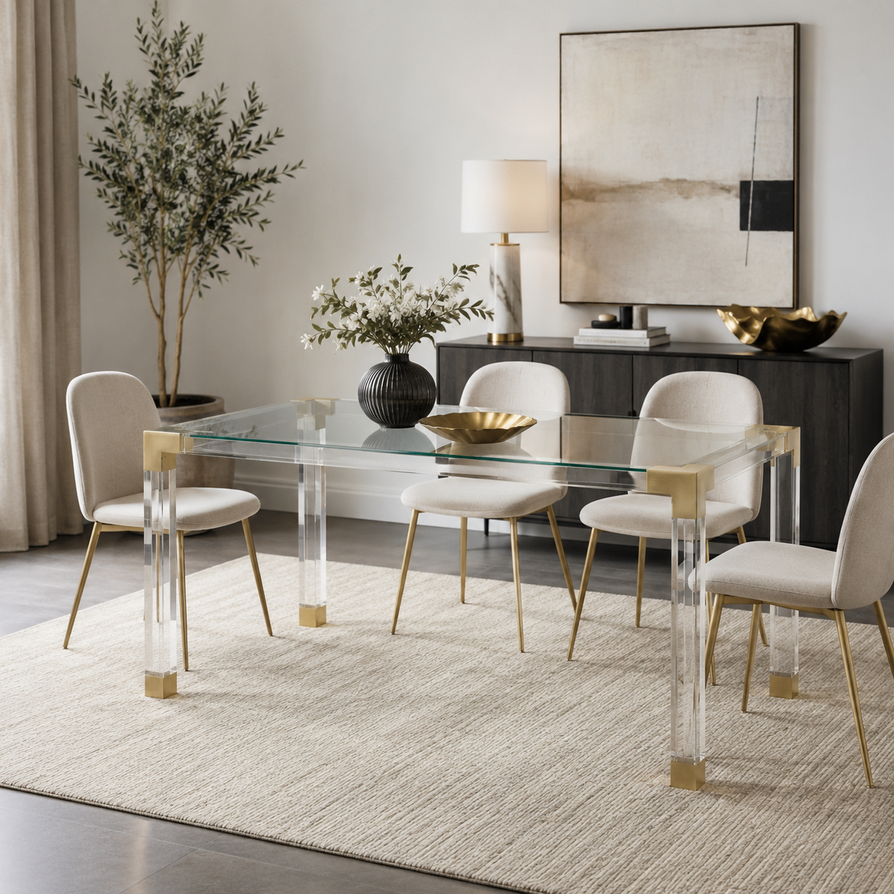 Acrylic Dining Table