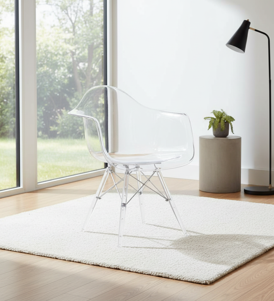 Acrylic Bucket with Clear base