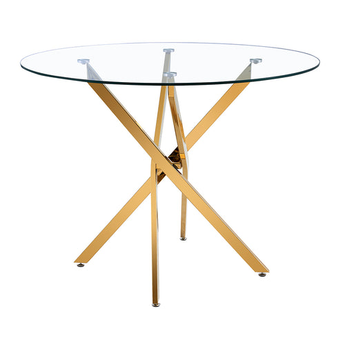 Glass Star Table - Round
