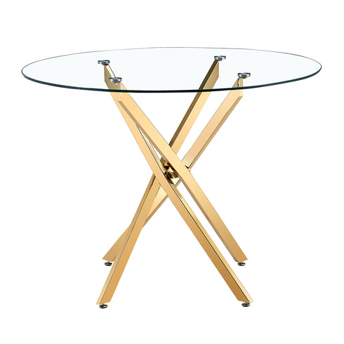 Glass Star Table - Round