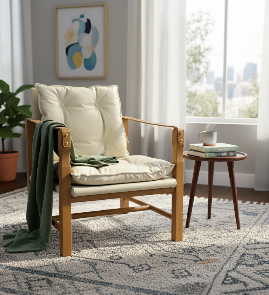 Lenz Lounge Chair (Real Leather)