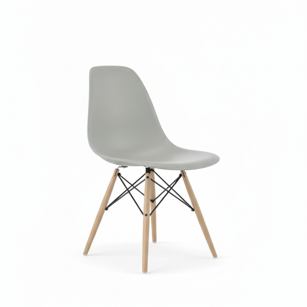 Eiffel Dining Chair (Natural Wood Base)