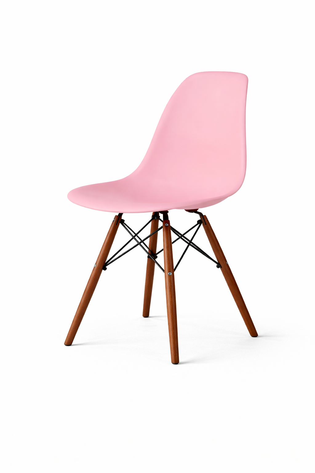 Eiffel Dining Chair (Walnut Wood Base)