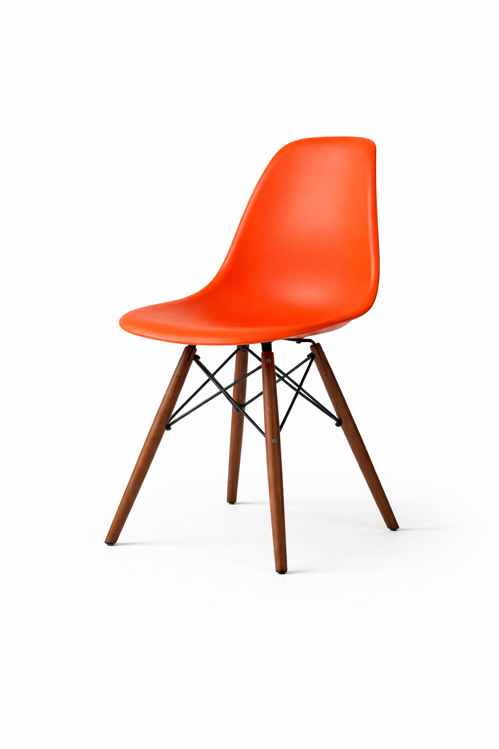 Eiffel Dining Chair (Walnut Wood Base)