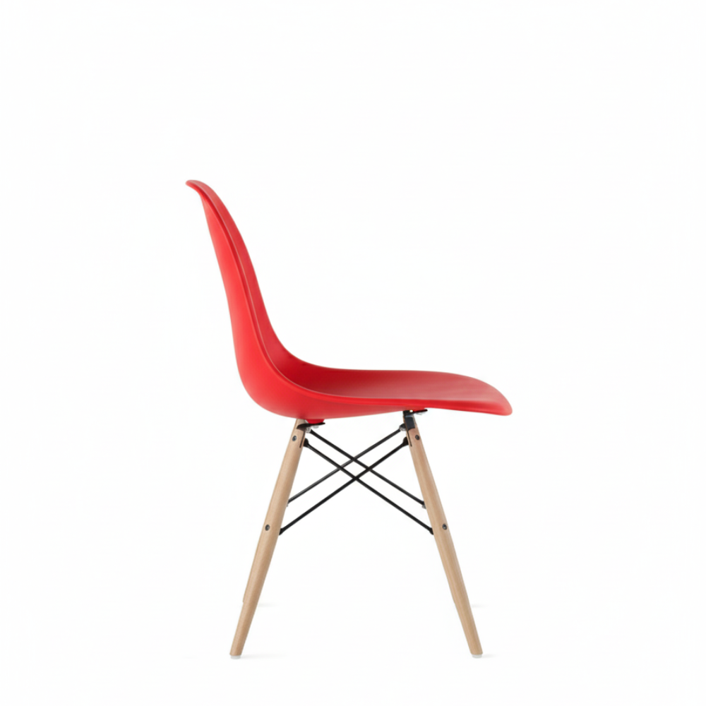 Eiffel Dining Chair (Natural Wood Base)