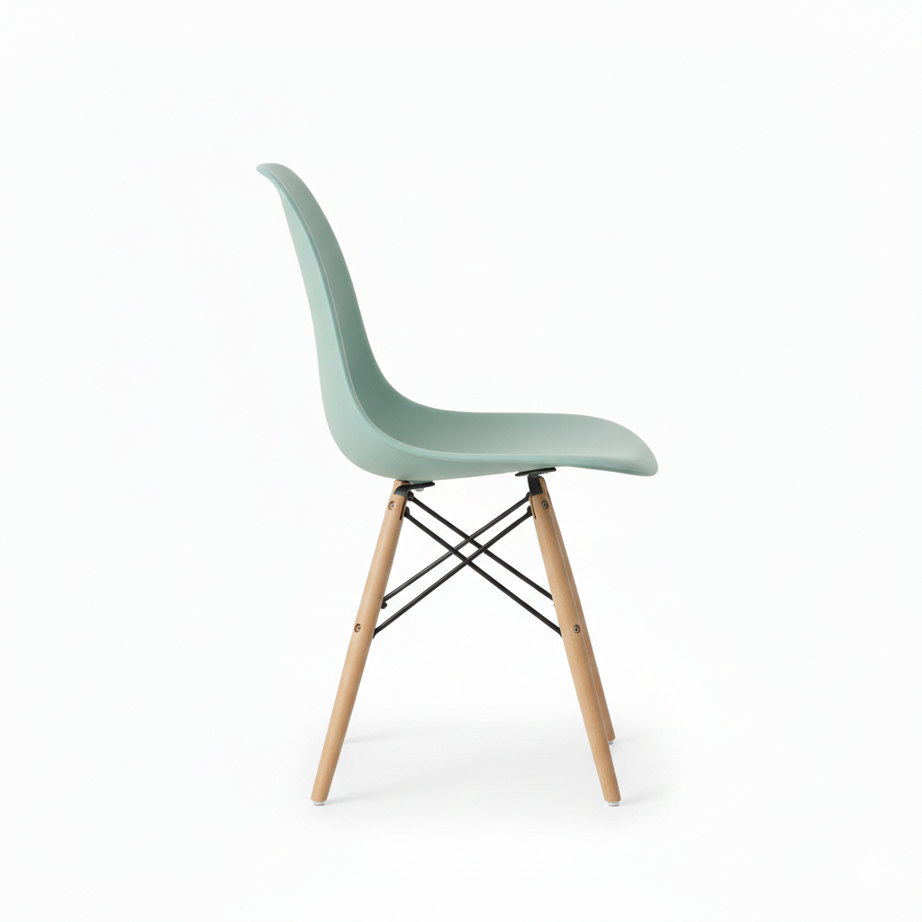 Eiffel Dining Chair (Natural Wood Base)