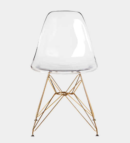 Eiffel Dining Chair (Acrylic Seat)