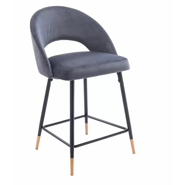 Akira Velvet Stool