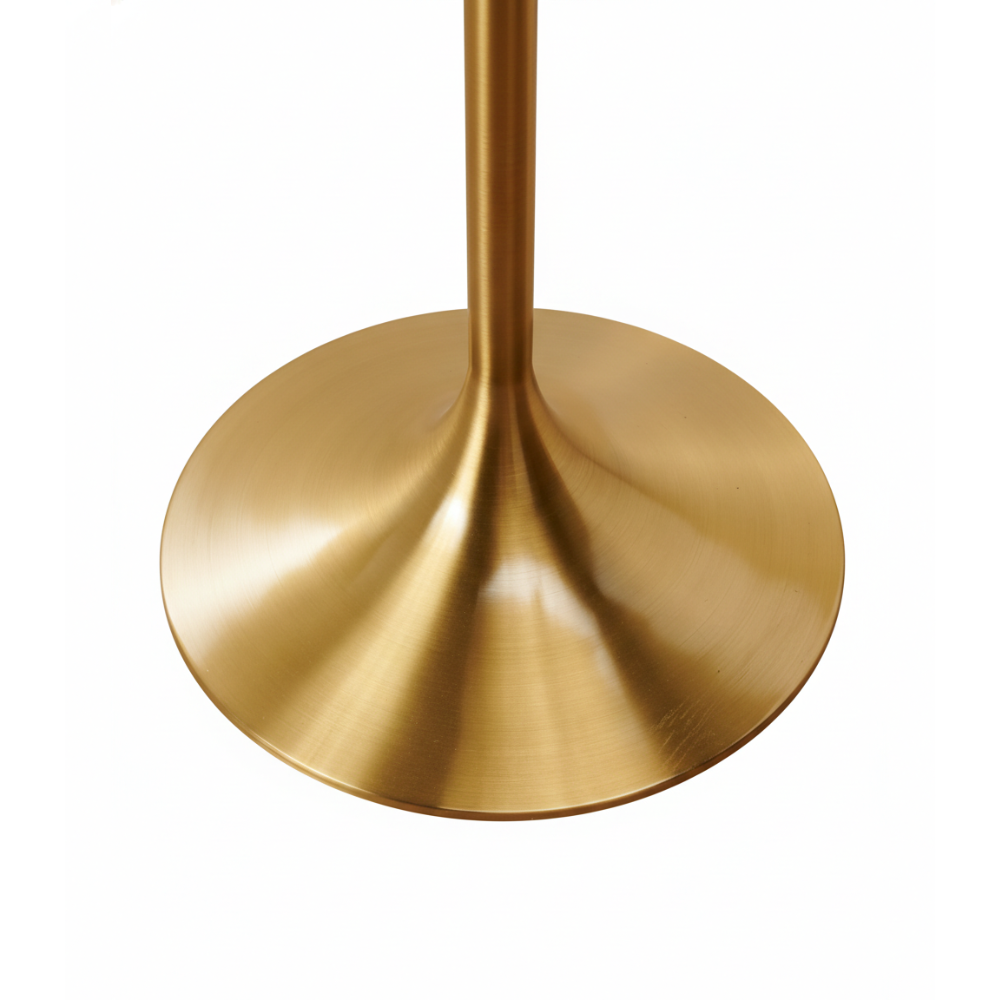 Leo Brass Faux Marble (Stone) Bar Table