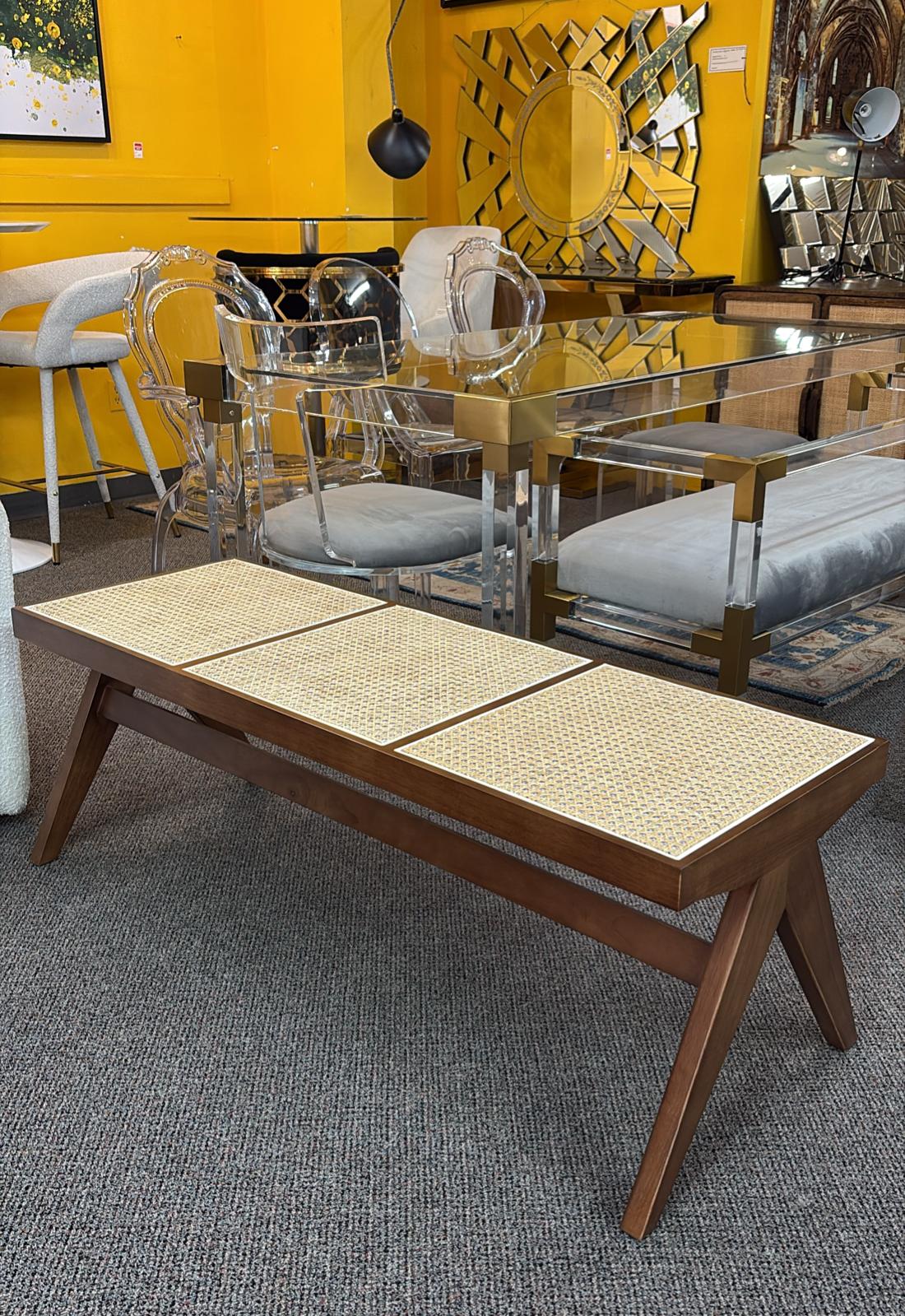 Raya Cane Bench