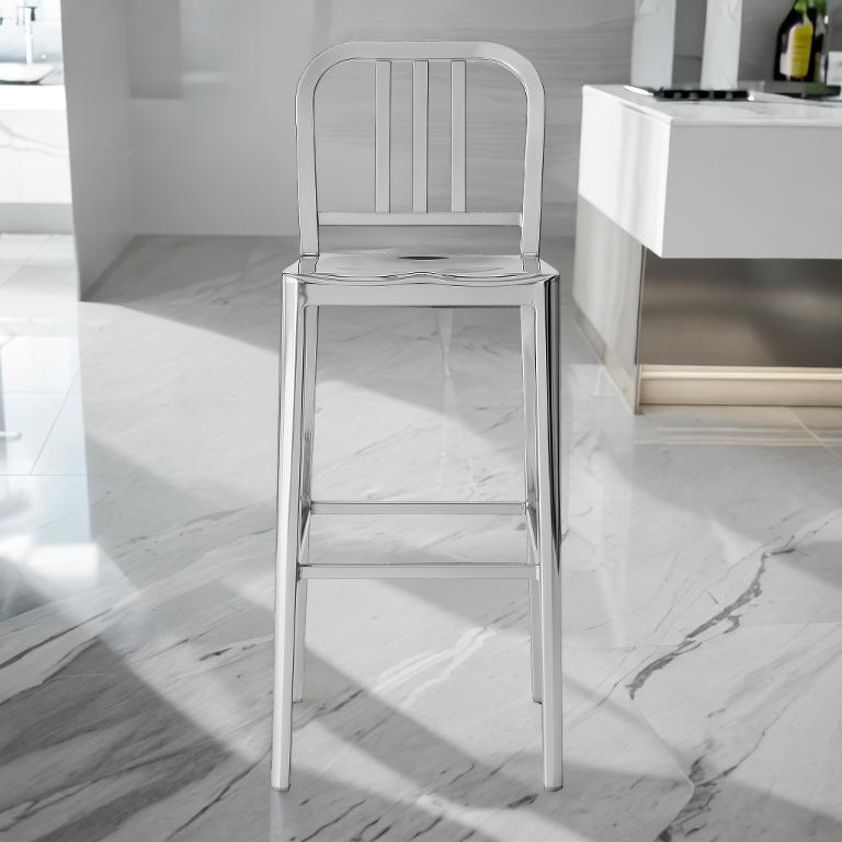Navy Stool (26")