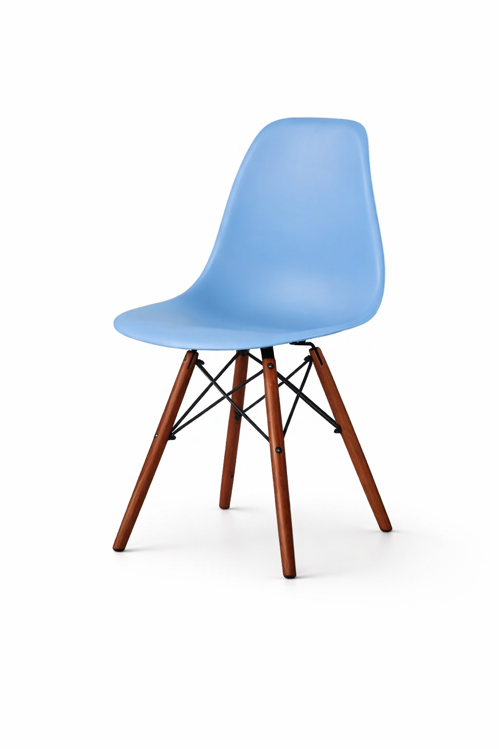 Eiffel Dining Chair (Walnut Wood Base)