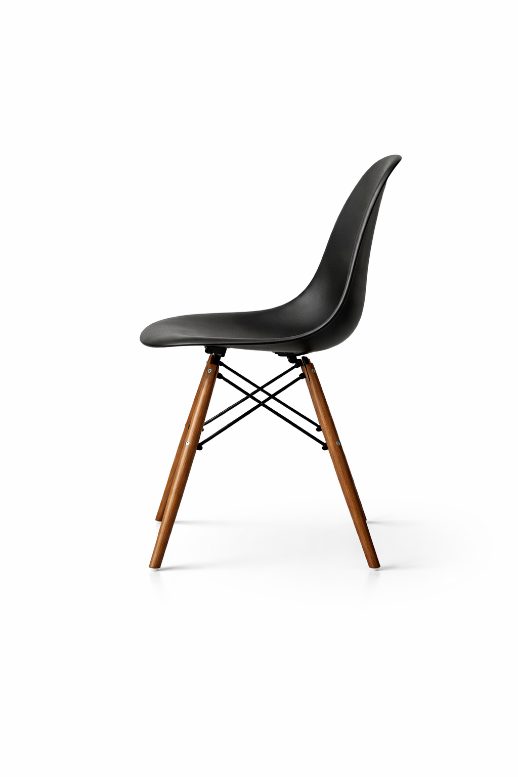 Eiffel Dining Chair (Walnut Wood Base)