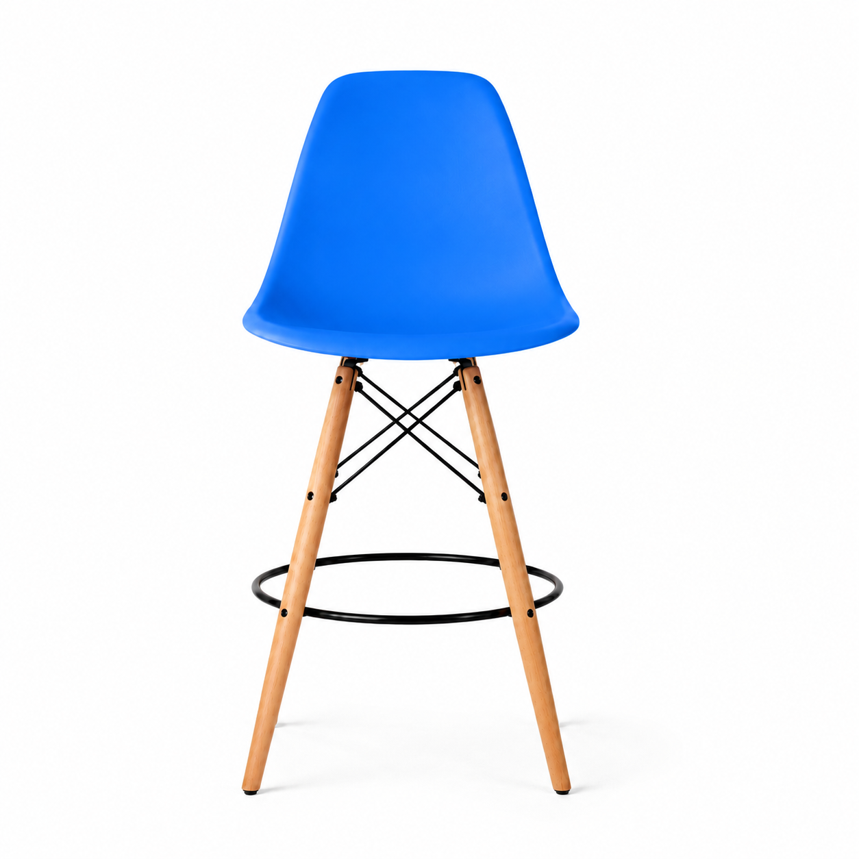 Eiffel Stool Natural Wood Legs (26")
