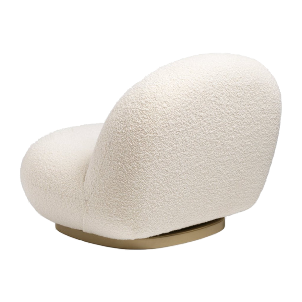 Bob Lounge Chair - Boucle Fabric