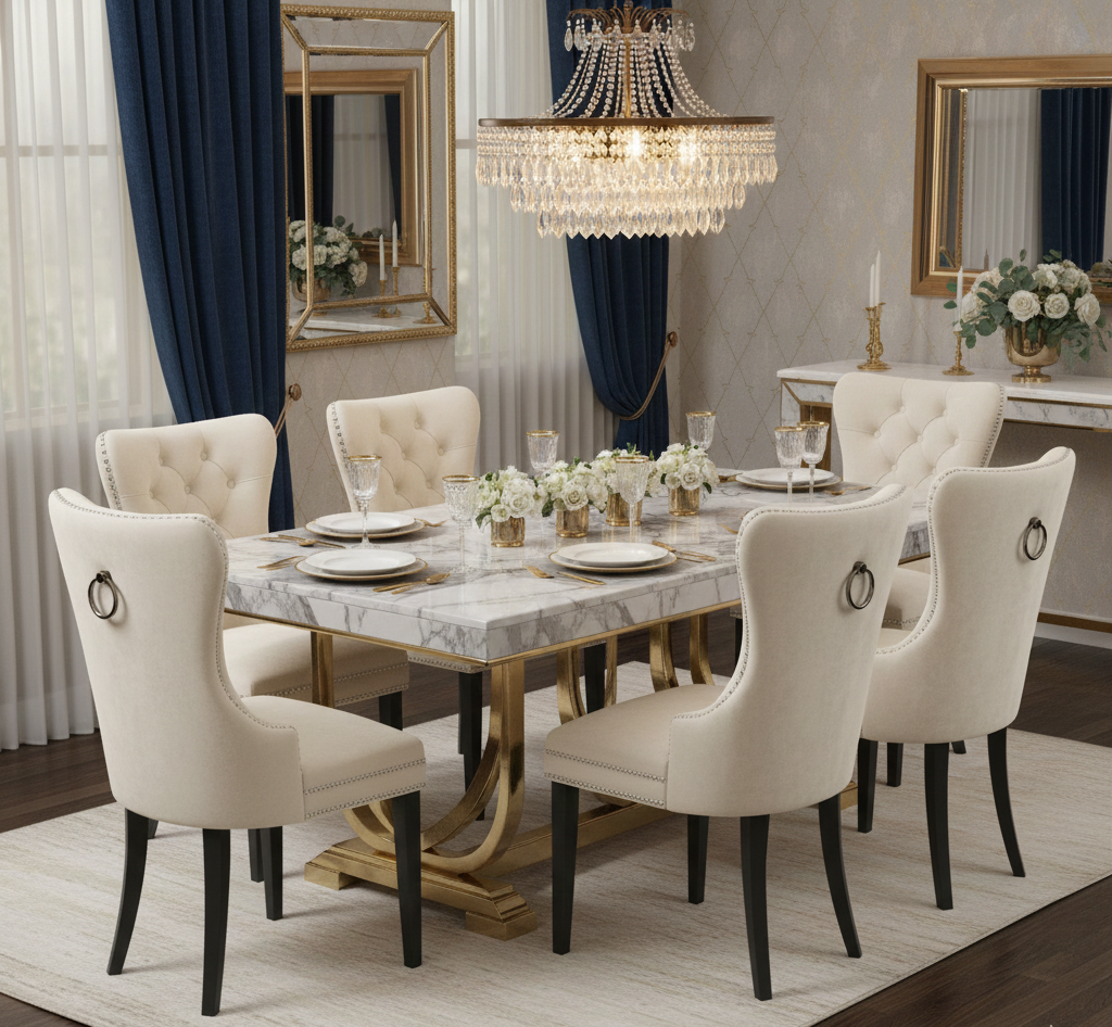 Boyel Dining Chair with Black Legs