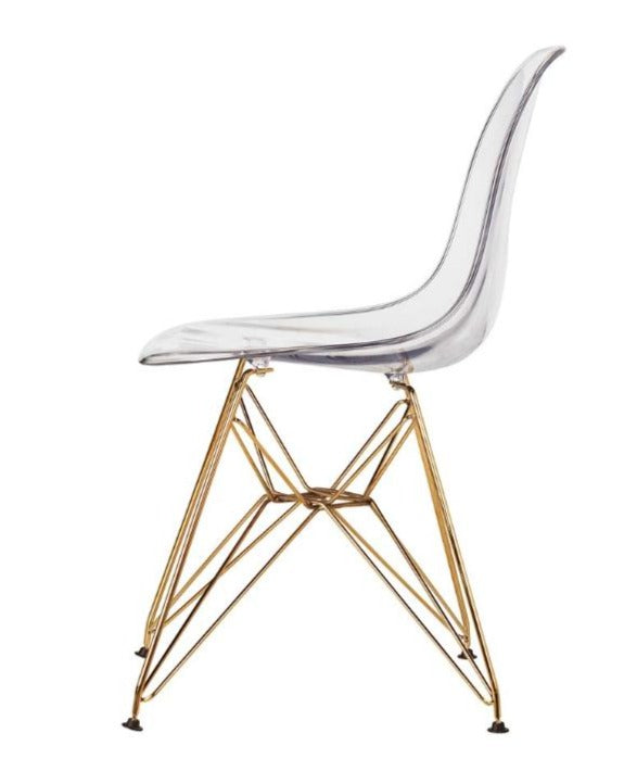 Eiffel Dining Chair (Acrylic Seat)