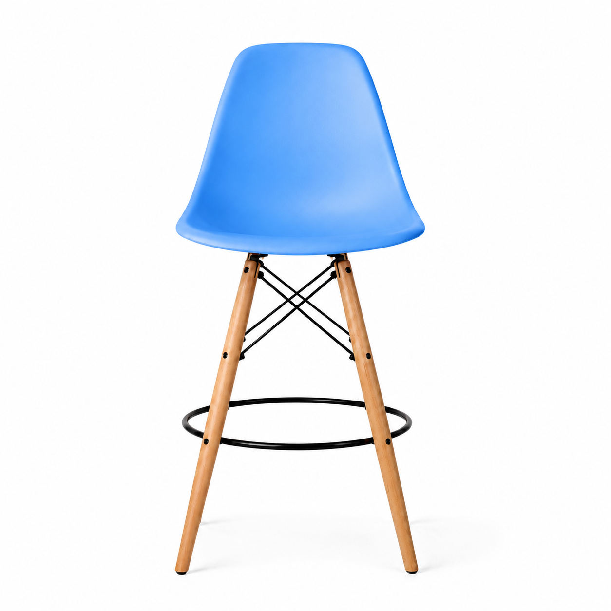 Eiffel Stool Natural Wood Legs (26")