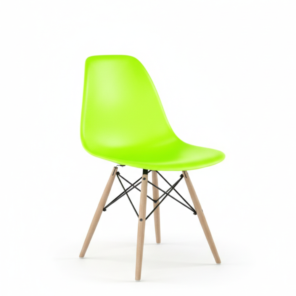 Eiffel Dining Chair (Natural Wood Base)