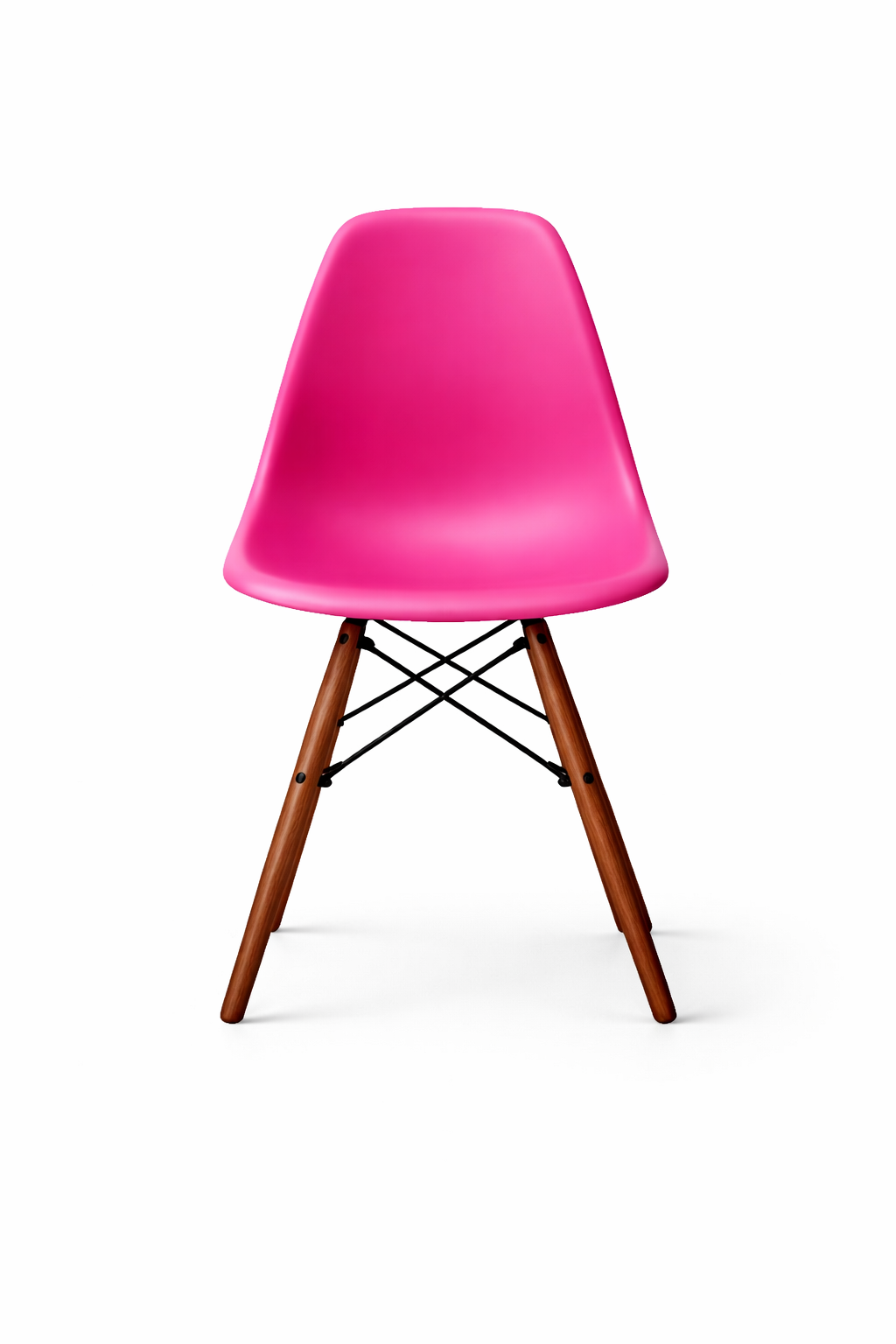 Eiffel Dining Chair (Walnut Wood Base)