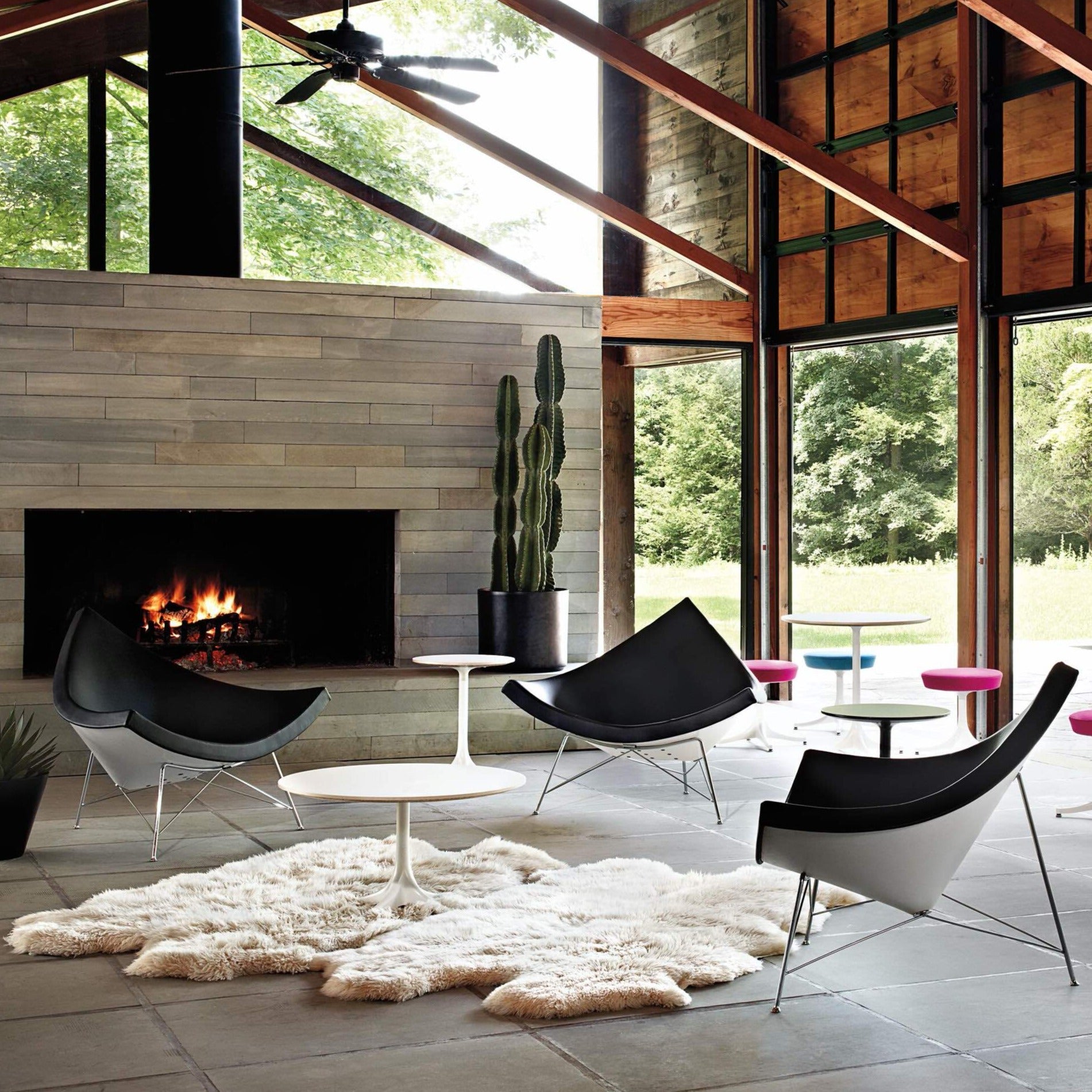 Nelson Coconut Lounge Chair