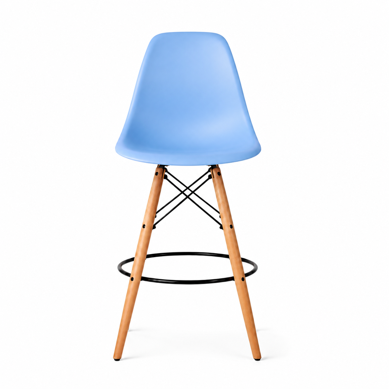 Eiffel Stool Natural Wood Legs (26")