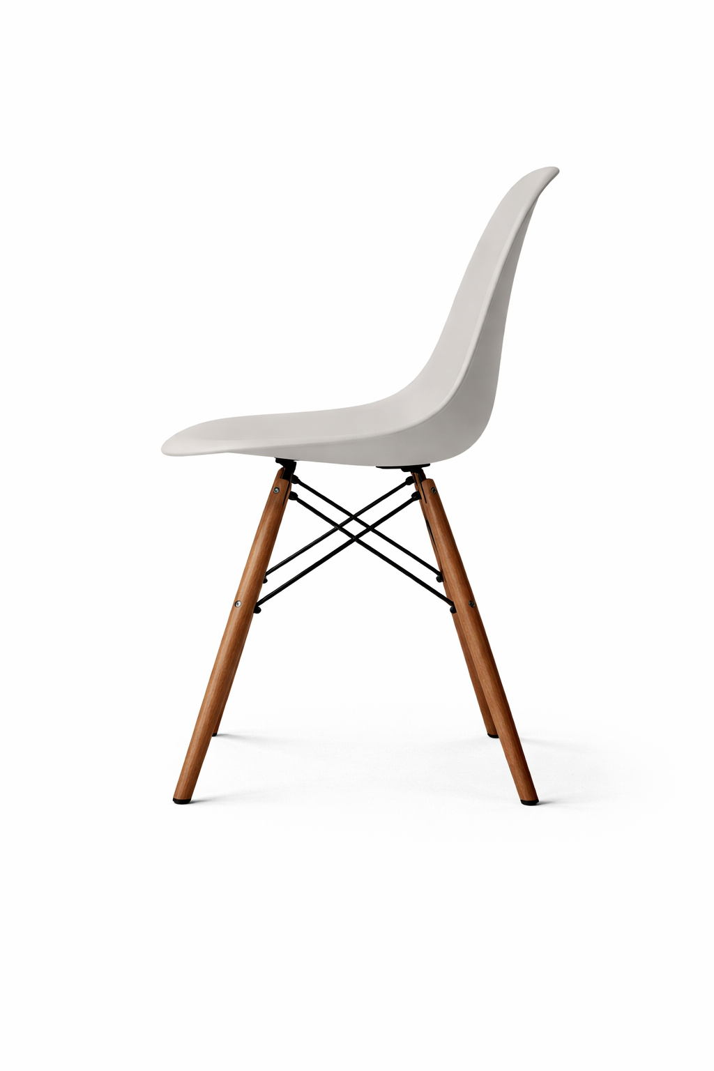 Eiffel Dining Chair (Walnut Wood Base)