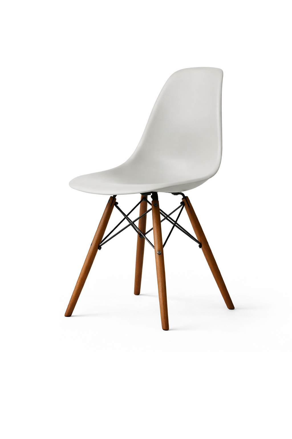 Eiffel Dining Chair (Walnut Wood Base)