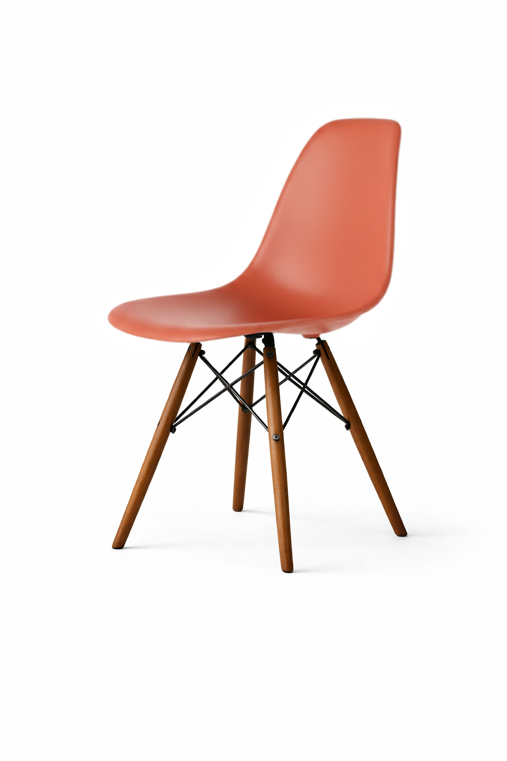 Eiffel Dining Chair (Walnut Wood Base)