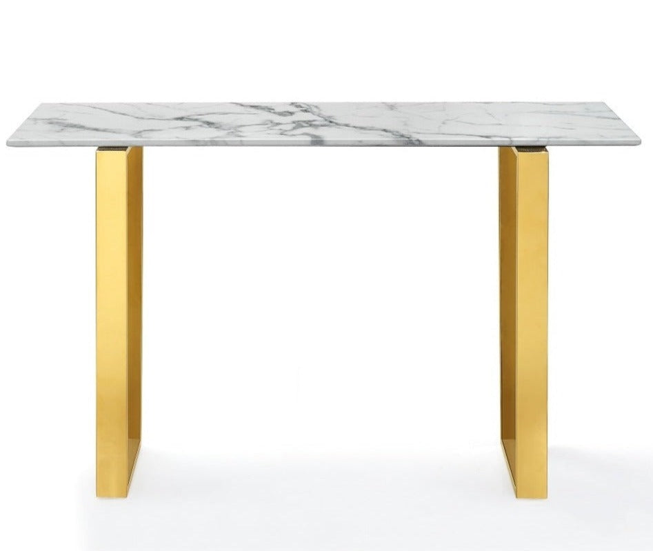 Rectangle Gold Console
