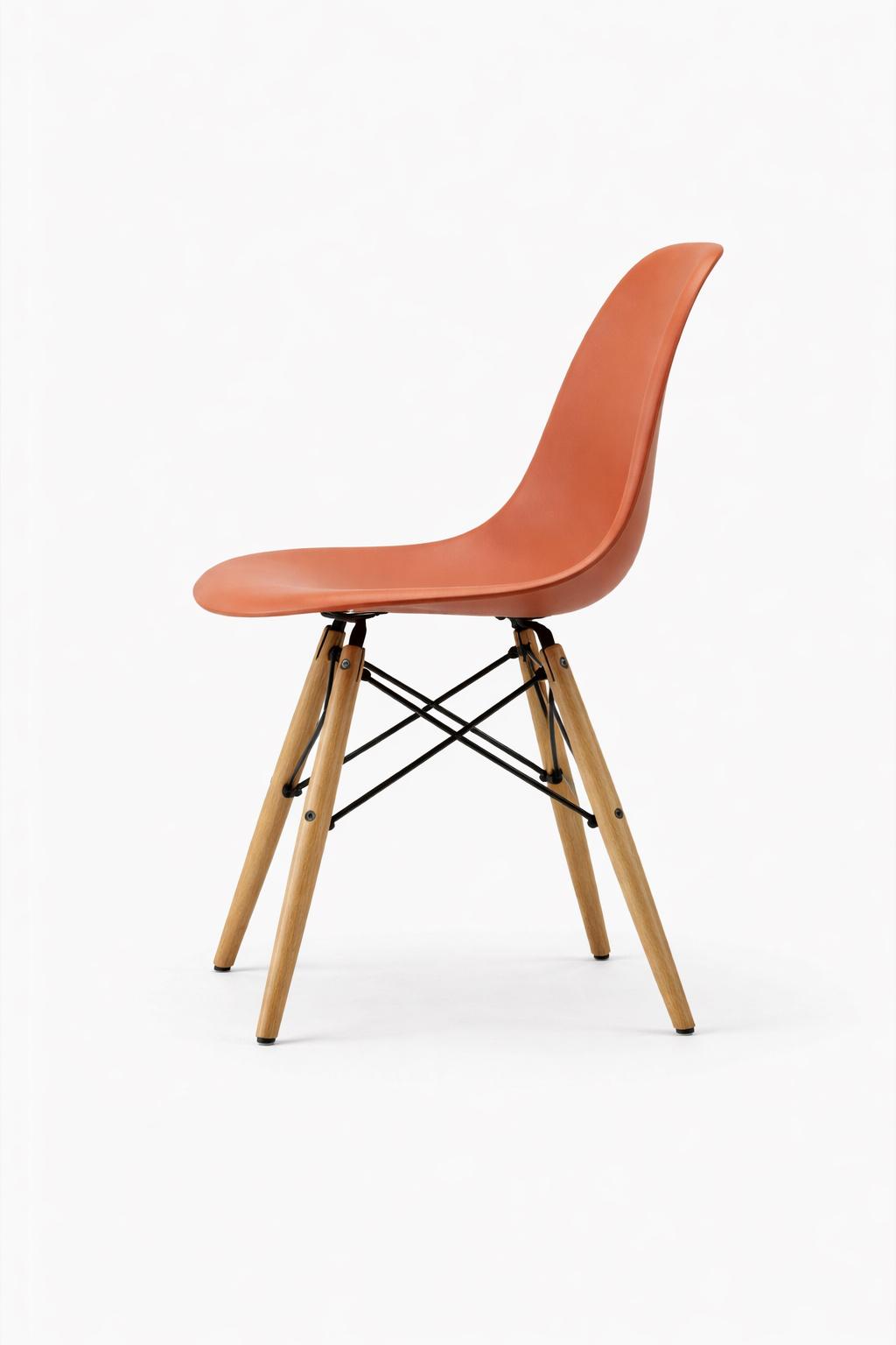 Eiffel Dining Chair (Natural Wood Base)