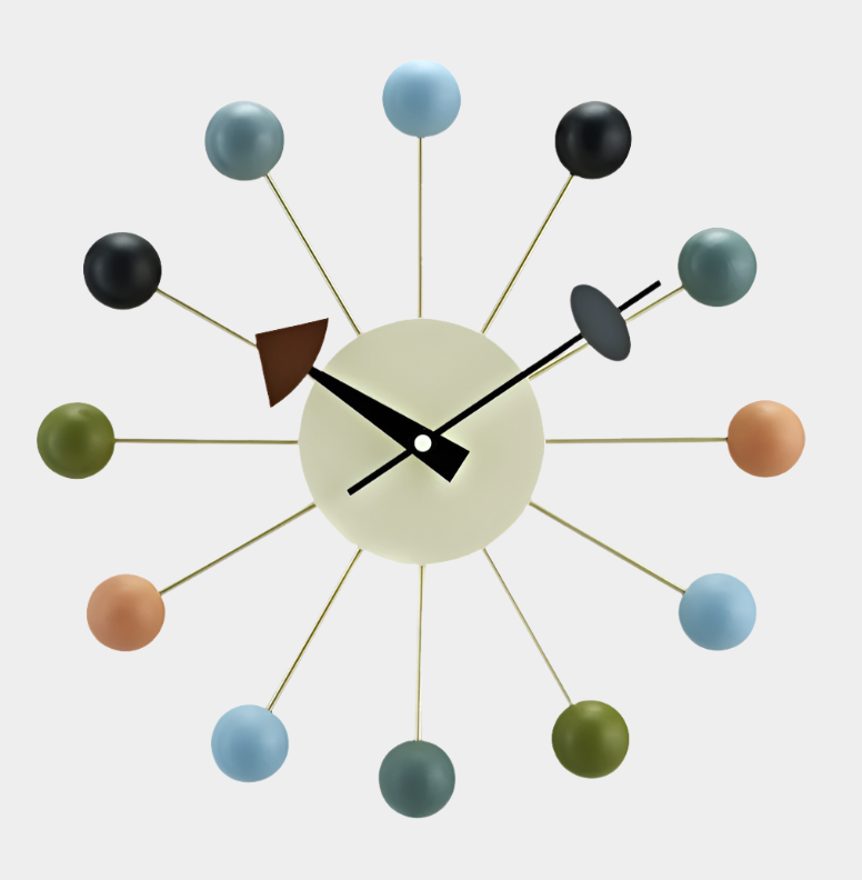 George Nelson Ball Clock Vitra