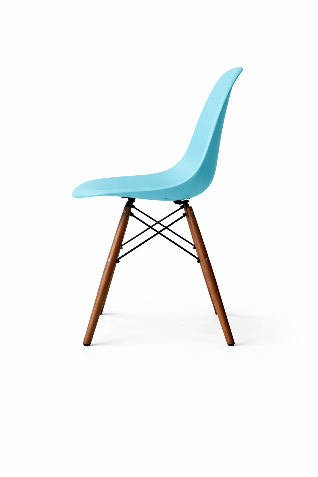 Eiffel Dining Chair (Walnut Wood Base)