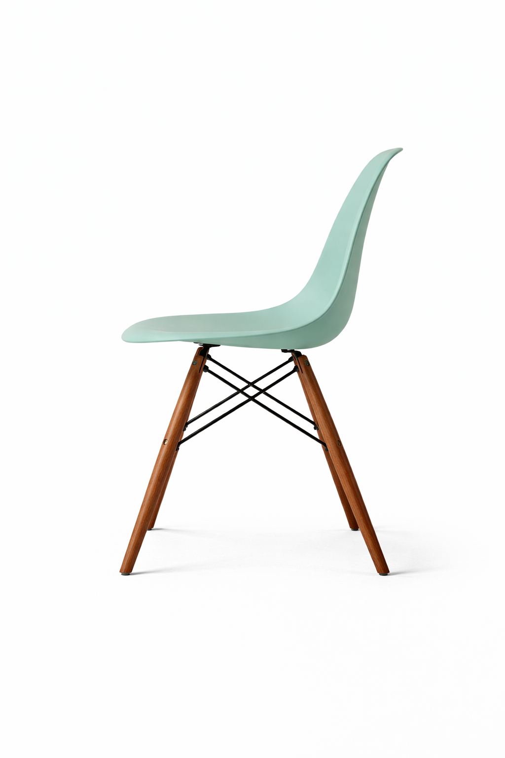 Eiffel Dining Chair (Walnut Wood Base)