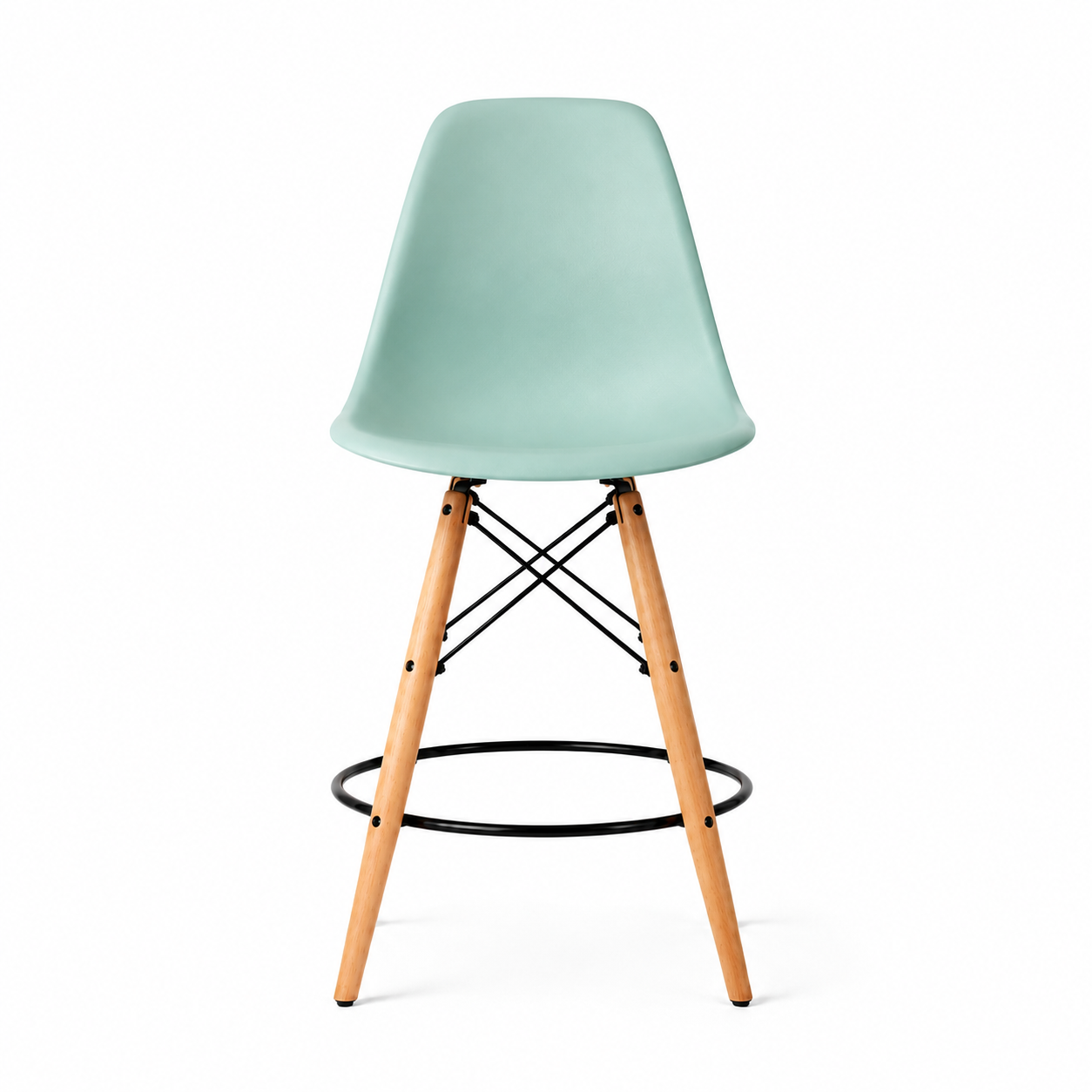 Eiffel Stool Natural Wood Legs (26")