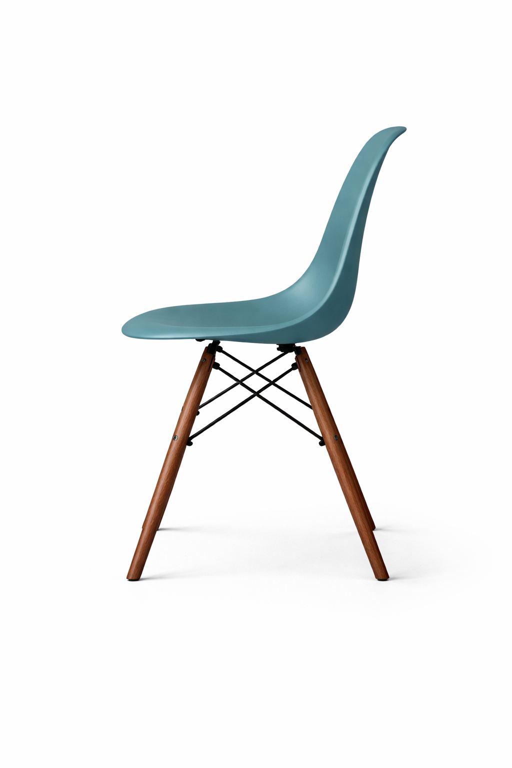 Eiffel Dining Chair (Walnut Wood Base)