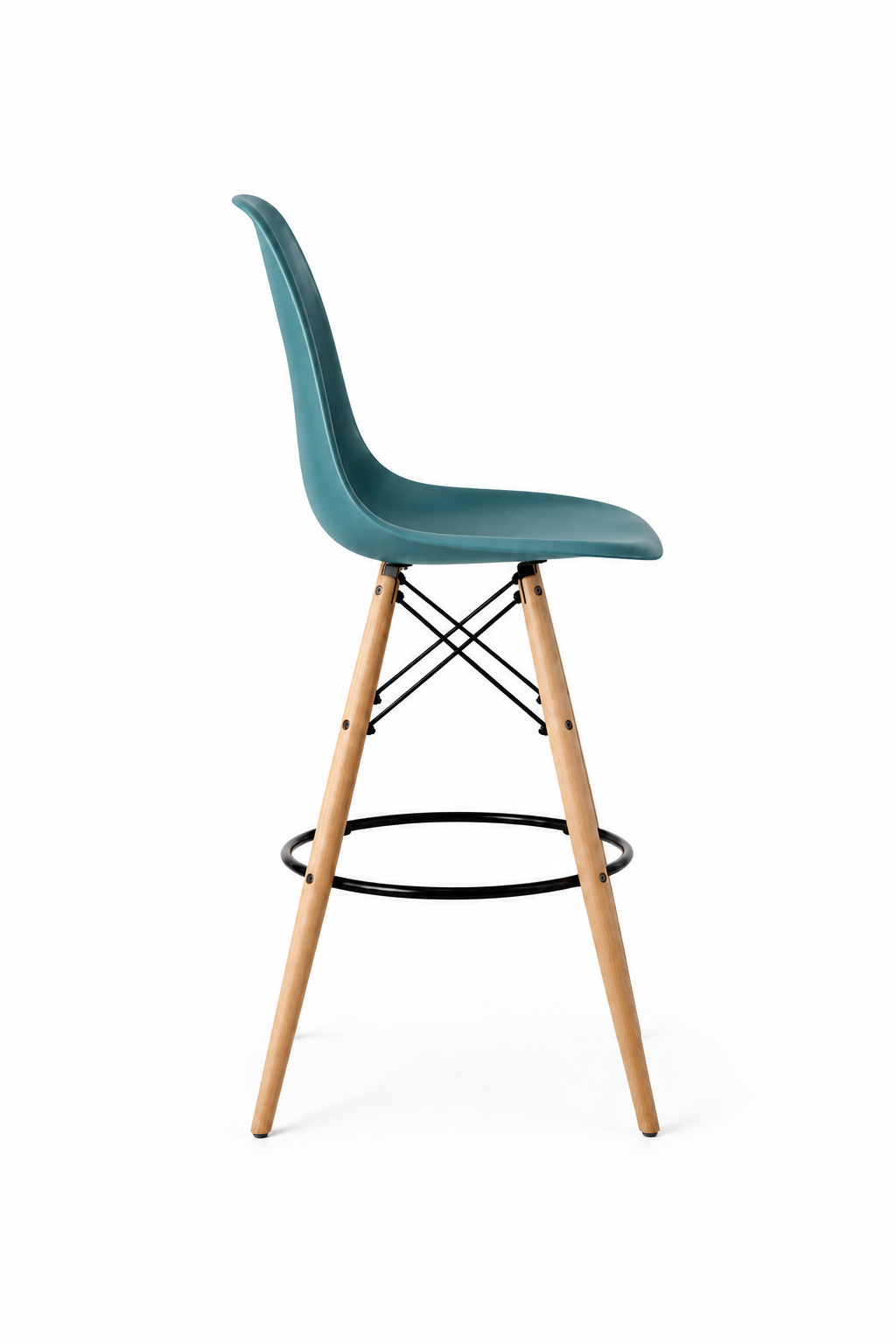 Eiffel Stool Natural Wood Legs (26")