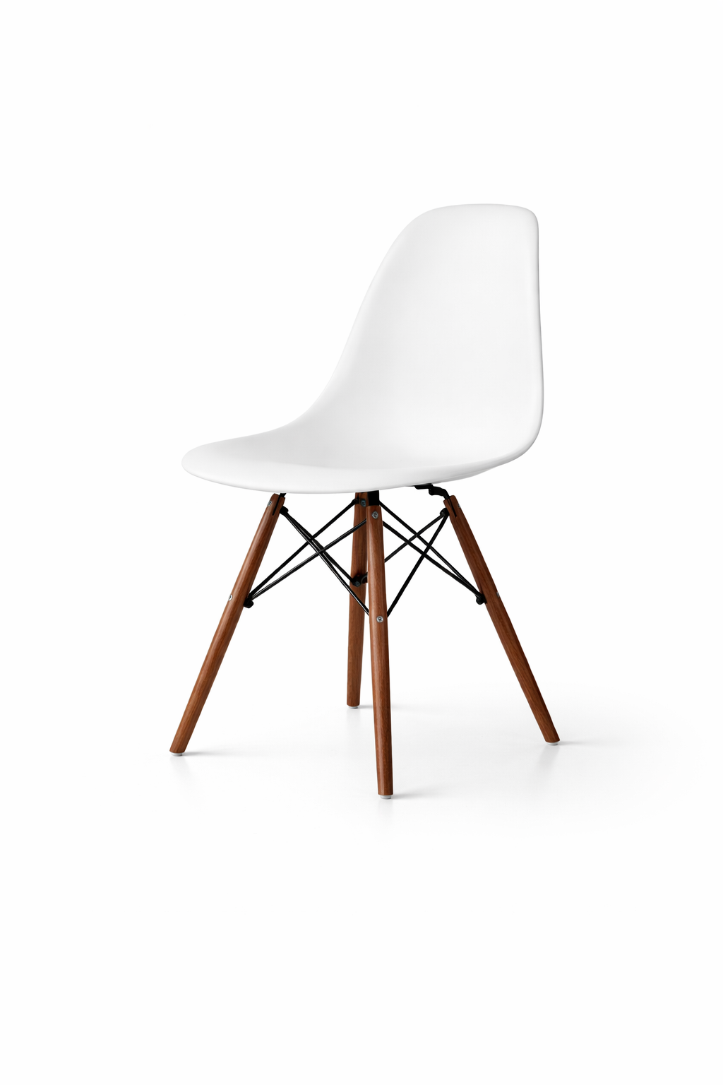 Eiffel Dining Chair (Walnut Wood Base)