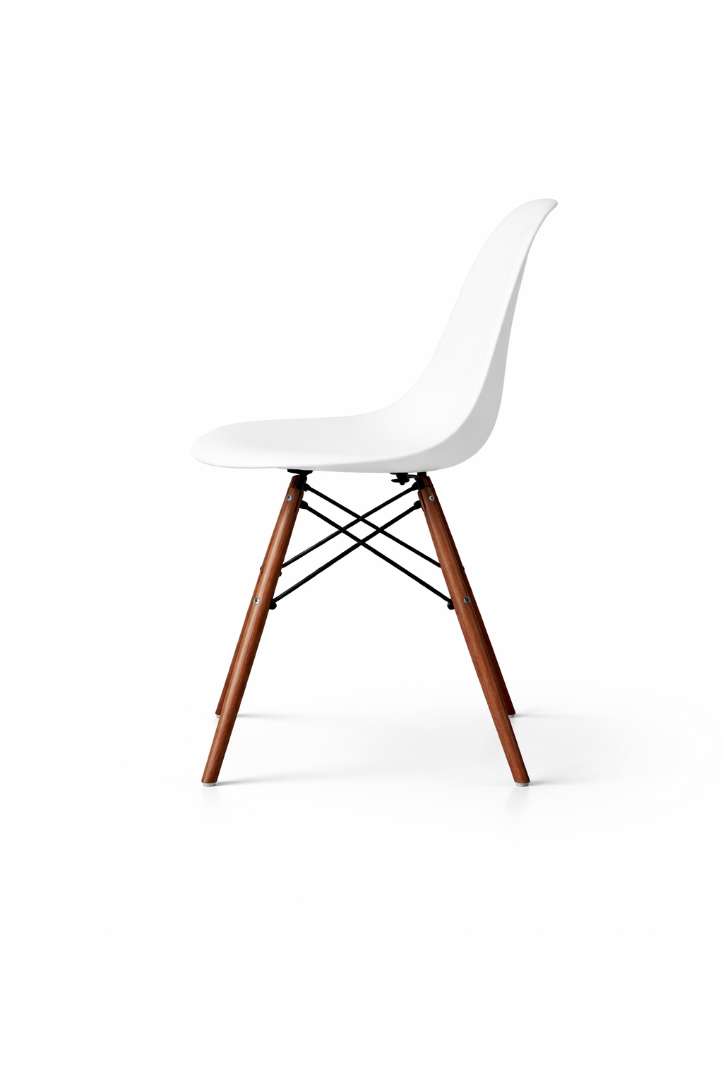 Eiffel Dining Chair (Walnut Wood Base)