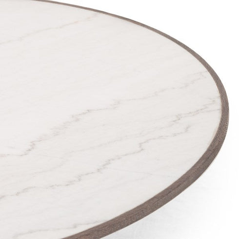 Skye Large Coffee Table-White Marble