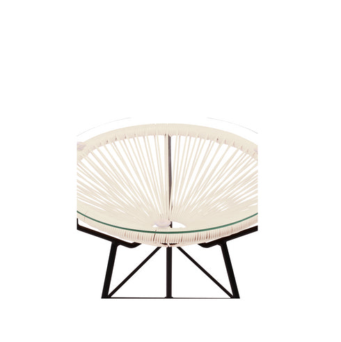 Acapulco Side Table with Glass