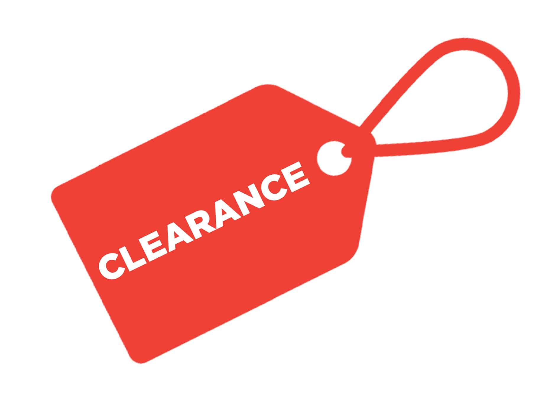 CLEARANCE