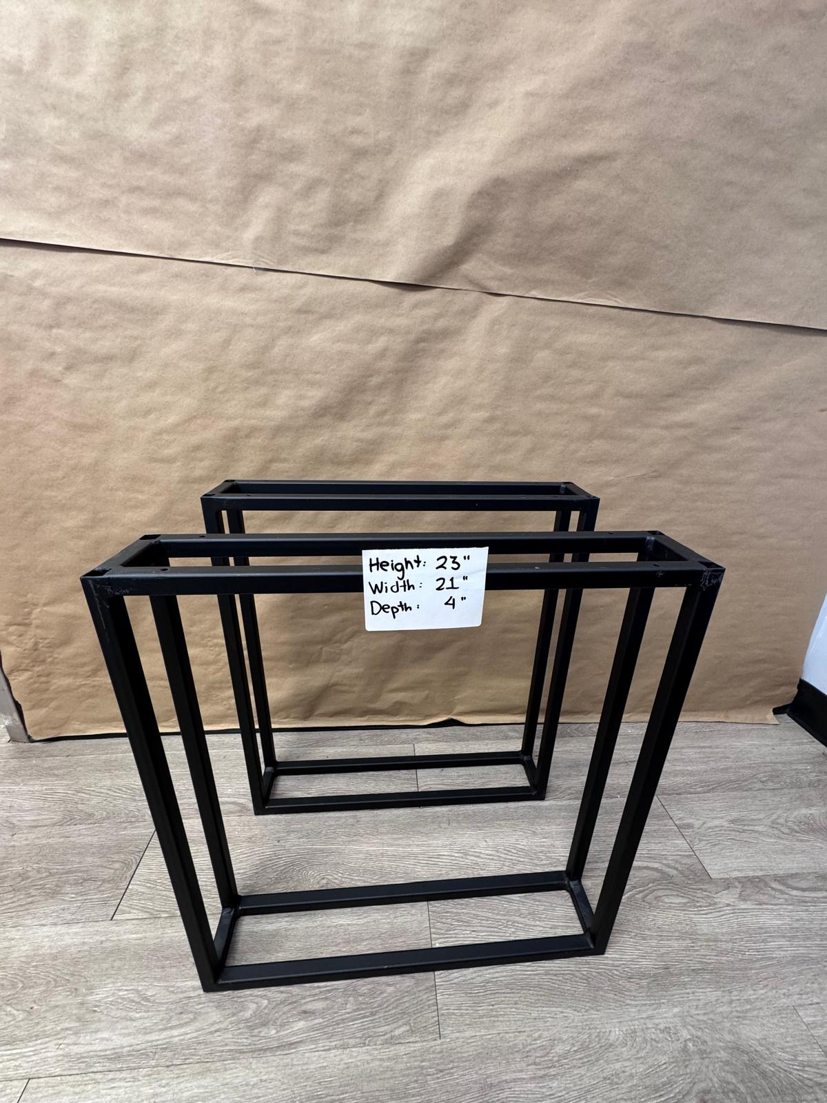 Rectangular Prism Bases for Bench