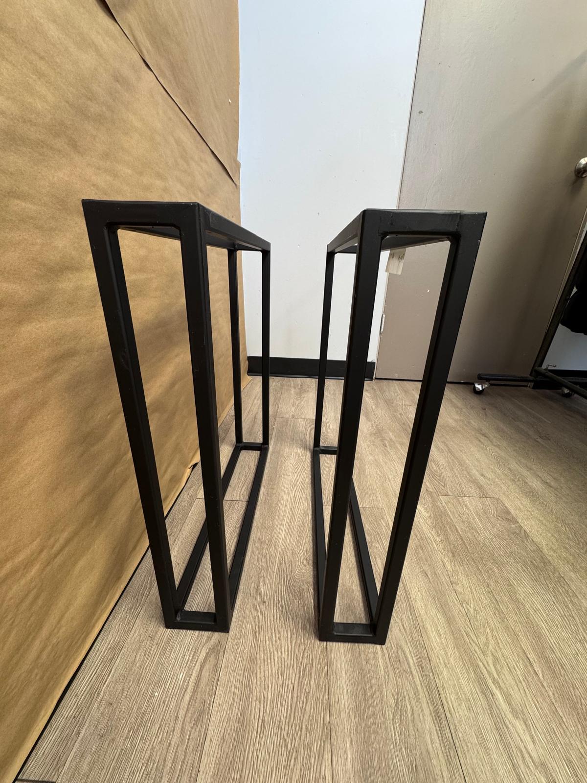 Rectangular Prism Bases for Bench
