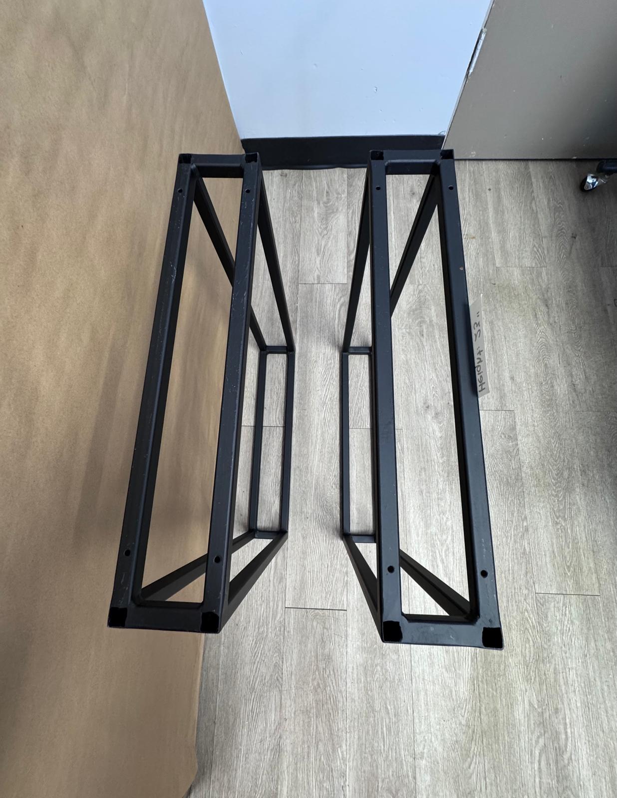 Rectangular Prism Bases for Bench