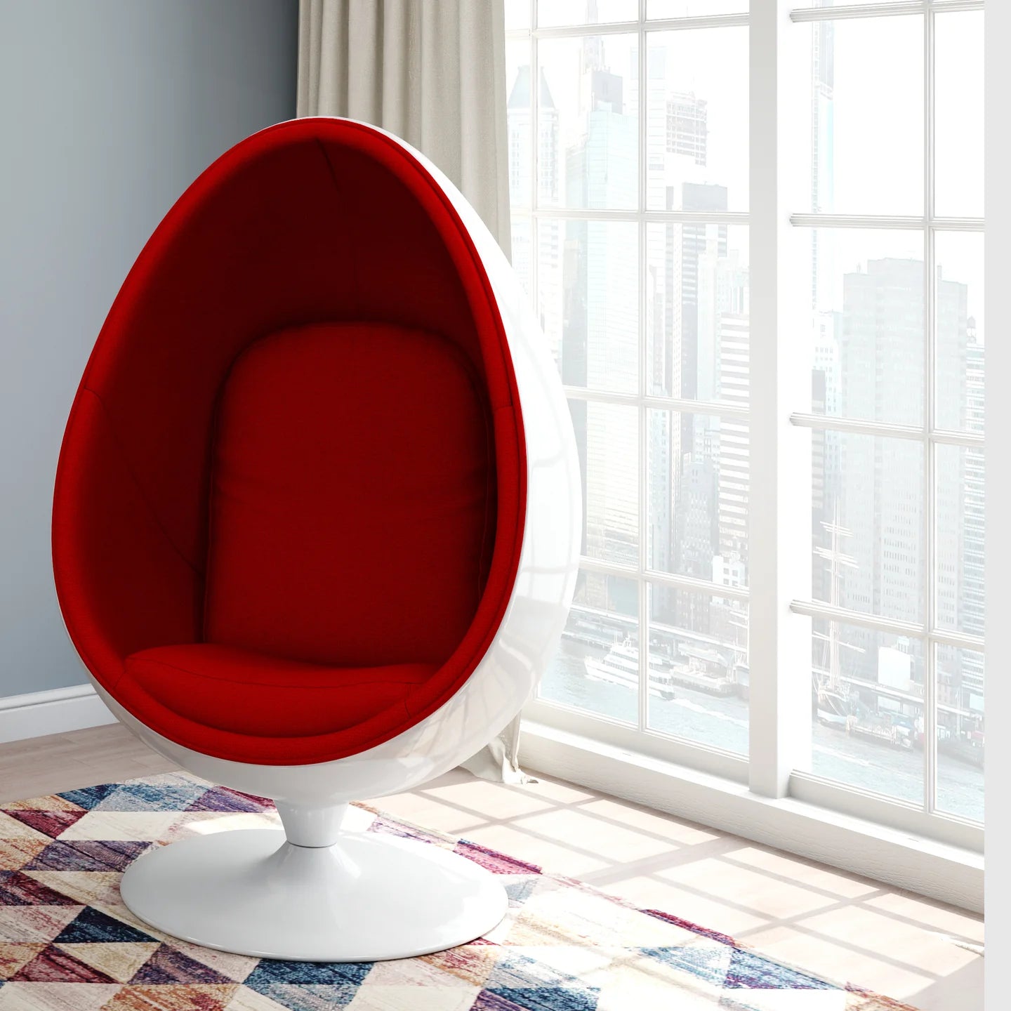 Oval Ball Lounge Chair