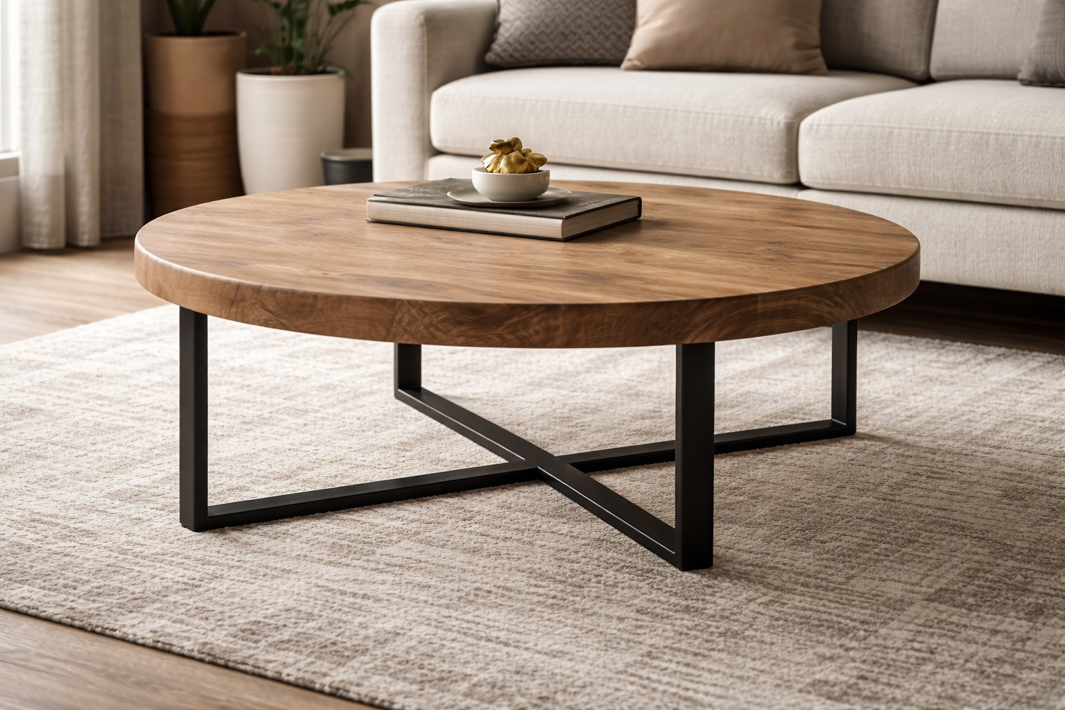 Cross Coffee Table Base