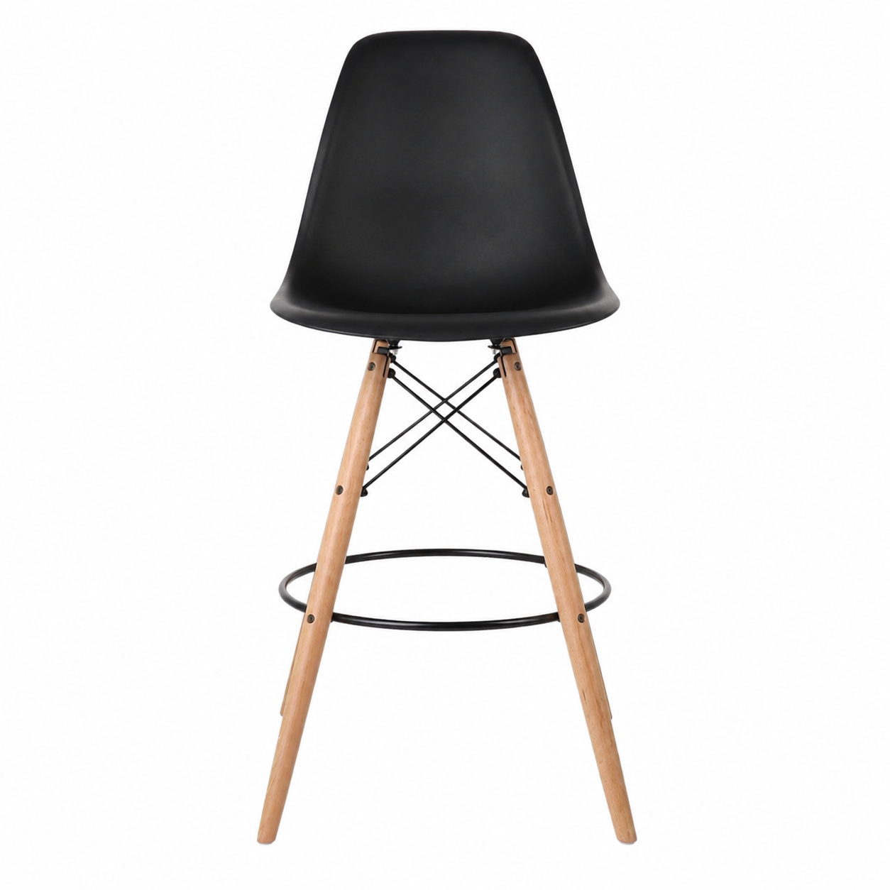 Eiffel Stool Natural Wood Legs (26")