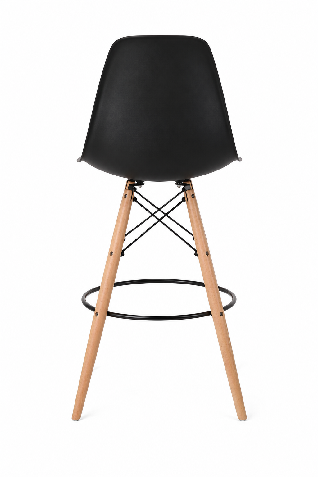 Eiffel Stool Natural Wood Legs (26")