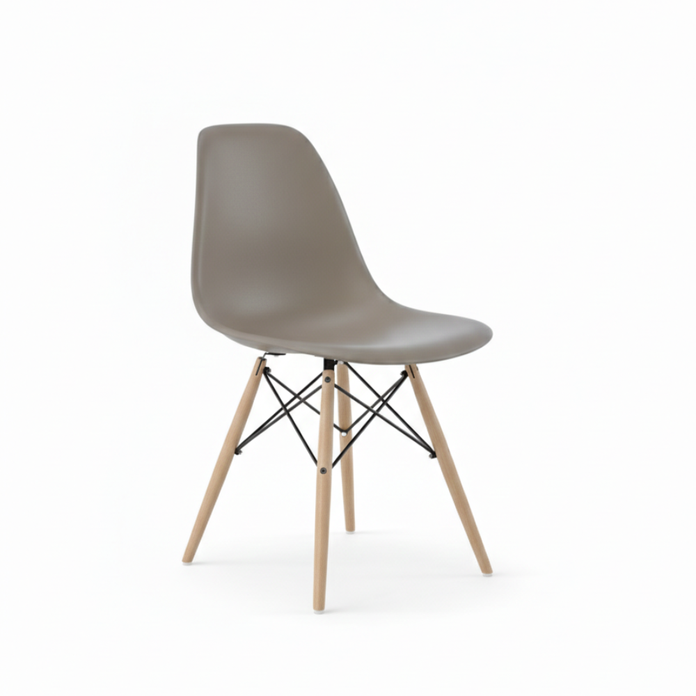 Eiffel Dining Chair (Natural Wood Base)